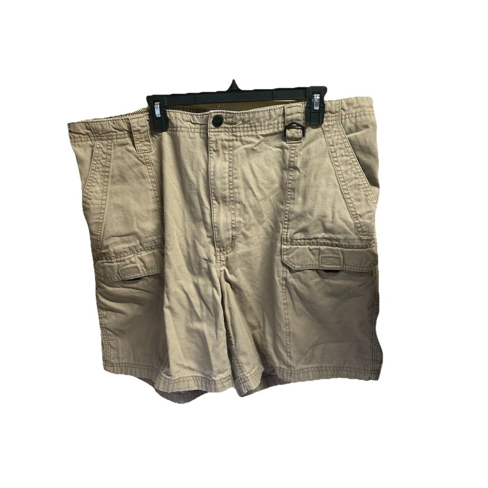 Men's Tan Wrangler Cargo Shorts Size 42 NW941SL